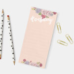 Linen Notepads | Pink | Printing Brooklyn